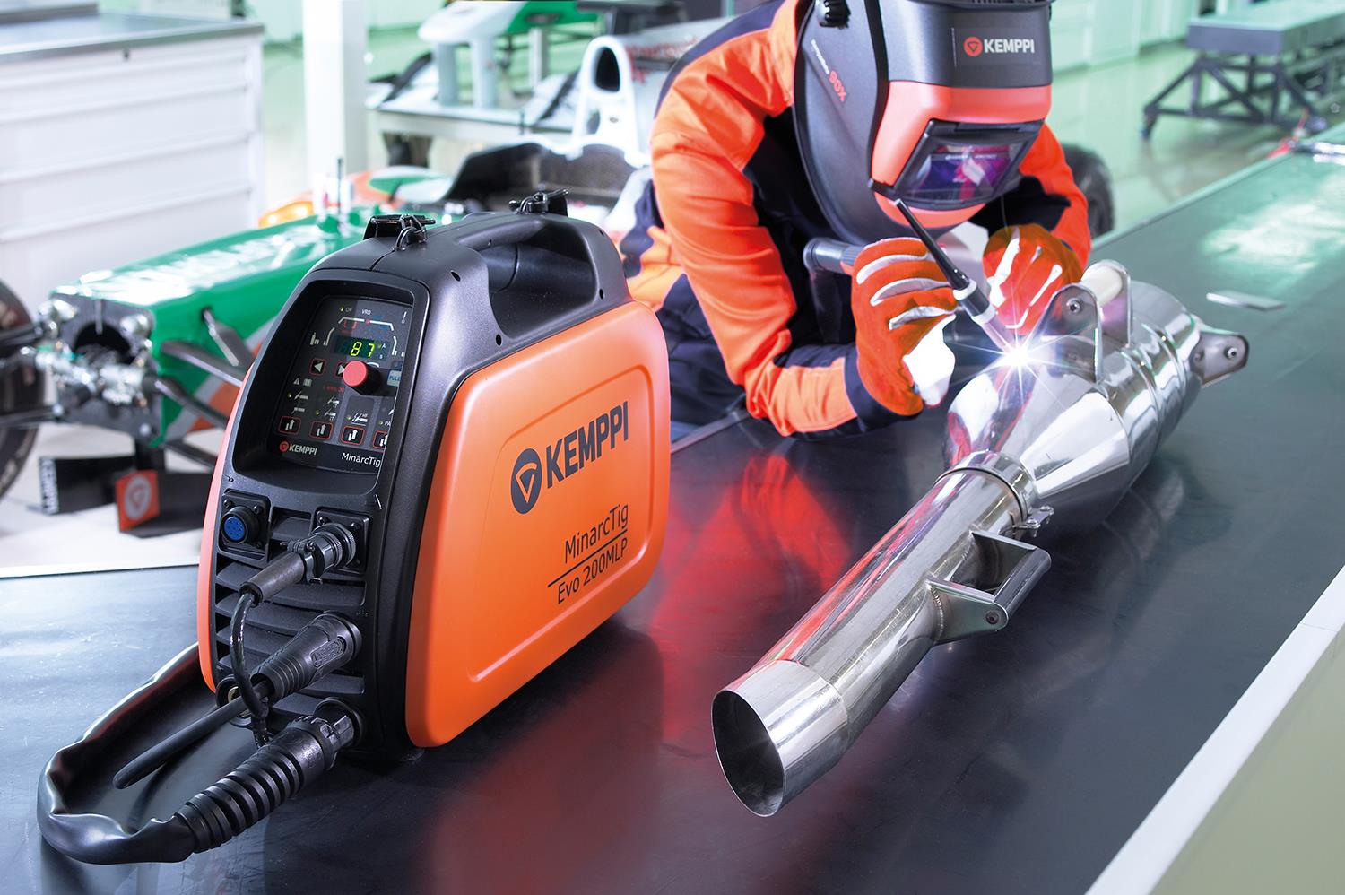 Minarctig200EvoMLP  Kemppi MinarcTig Evo 200 MLP with Pulse Ready to Weld Package, includes TIG Torch & Earth Cable - 230v, CE